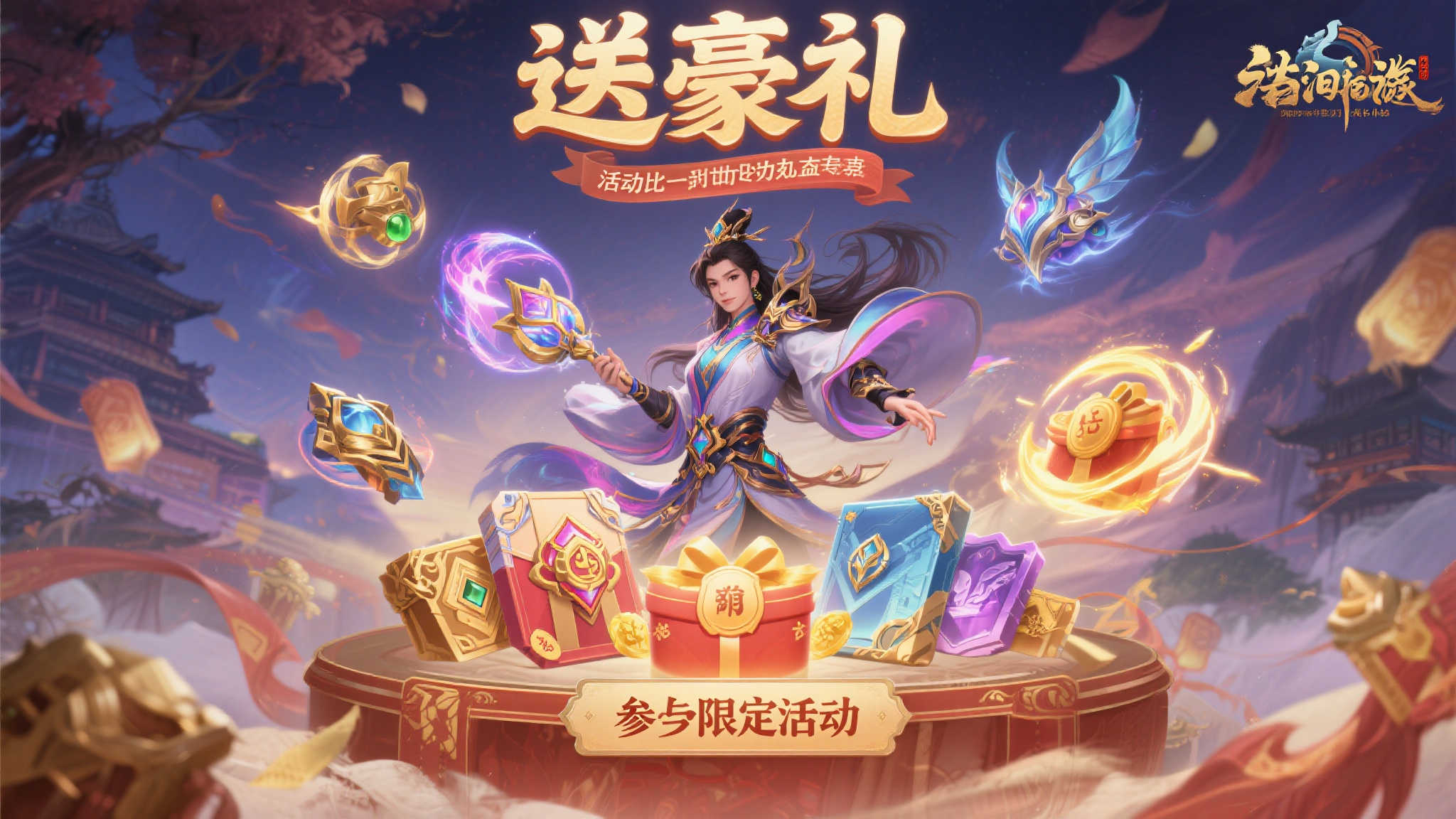 《剑侠世界端游》资料片全新上线，“天降洪福”豪礼抢先体验！